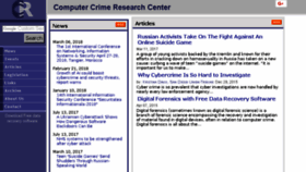 What Crime-research.org website looked like in 2018 (5 years ago)