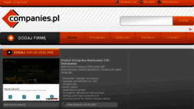 What Companies.pl website looked like in 2018 (5 years ago)