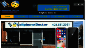 What Cellphonedoctor.ca website looked like in 2018 (5 years ago)