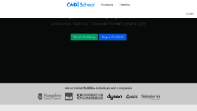 What Cadschool.co.uk website looked like in 2018 (7 years ago)