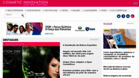 What Cosmeticinnovation.com.br website looked like in 2018 (5 years ago)