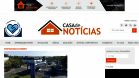 What Casadenoticias.com.br website looked like in 2018 (5 years ago)