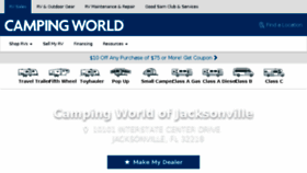 What Campingworldofjacksonville.com website looked like in 2018 (5 years ago)