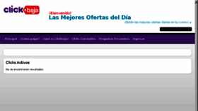 What Clickbaja.mx website looked like in 2018 (5 years ago)