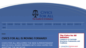 What Civicsforall.org website looked like in 2018 (5 years ago)