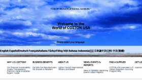 What Cottonusa.org website looked like in 2018 (8 years ago)