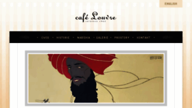 What Cafelouvre.cz website looked like in 2018 (5 years ago)