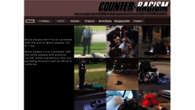 What Counter-racism.com website looked like in 2018 (5 years ago)