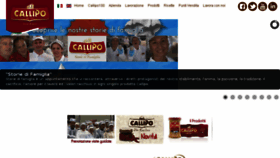What Callipo.com website looked like in 2018 (5 years ago)