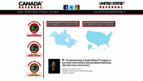 What Canadareferral.com website looked like in 2018 (5 years ago)