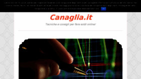What Canaglia.it website looked like in 2018 (5 years ago)