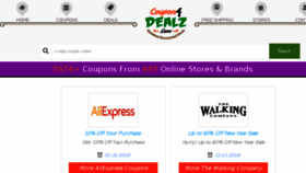 What Coupon4dealz.com website looked like in 2018 (5 years ago)