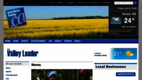 What Carmanvalleyleader.com website looked like in 2018 (5 years ago)