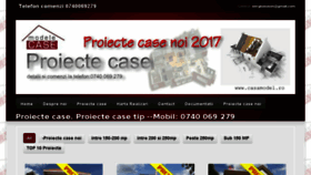 What Casamodel.ro website looked like in 2018 (5 years ago)