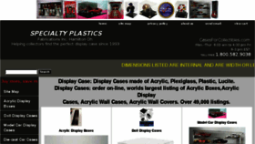 What Casesforcollectibles.com website looked like in 2018 (5 years ago)