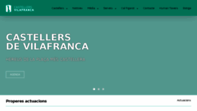 What Castellersdevilafranca.cat website looked like in 2018 (5 years ago)