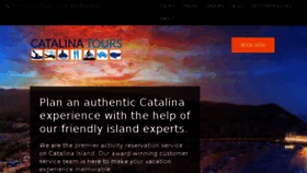 What Catalinatours.com website looked like in 2018 (5 years ago)