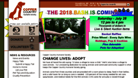 What Cchumanesociety.com website looked like in 2018 (5 years ago)