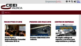 What Ceei-valencia.com website looked like in 2018 (5 years ago)