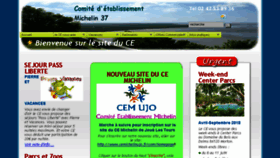 What Cemichelin37.fr website looked like in 2018 (5 years ago)