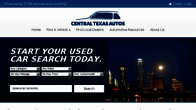 What Centraltxautos.com website looked like in 2018 (5 years ago)