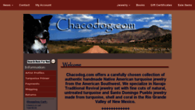 What Chacodog.com website looked like in 2018 (5 years ago)