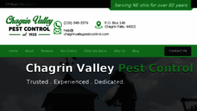 What Chagrinvalleypestcontrol.com website looked like in 2018 (5 years ago)