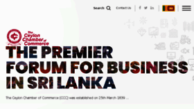 What Chamber.lk website looked like in 2018 (5 years ago)