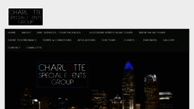 What Charlottespecialevents.com website looked like in 2018 (5 years ago)