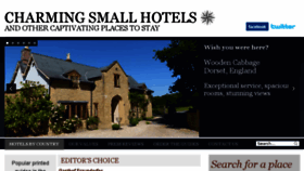 What Charmingsmallhotels.co.uk website looked like in 2018 (5 years ago)