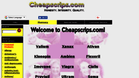 What Cheapscrips.com website looked like in 2018 (5 years ago)