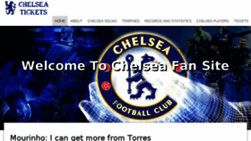 What Chelseatickets.org website looked like in 2018 (5 years ago)