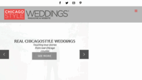 What Chicagostyleweddings.com website looked like in 2018 (5 years ago)