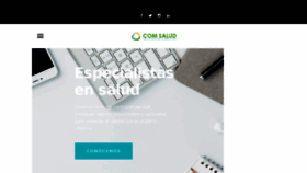 What Comsalud.es website looked like in 2018 (5 years ago)