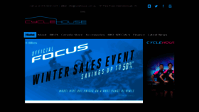 What Cyclehouse.com.au website looked like in 2018 (5 years ago)