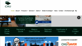 What Chu.com.au website looked like in 2018 (6 years ago)