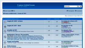 What Cichlidsforum.fr website looked like in 2018 (5 years ago)
