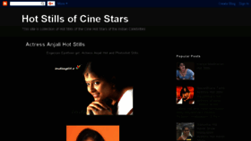 What Cinehots.blogspot.com website looked like in 2018 (5 years ago)