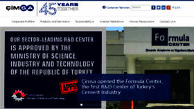 What Cimsa.com.tr website looked like in 2018 (5 years ago)