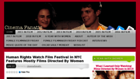 What Cinema-fanatic.com website looked like in 2018 (5 years ago)