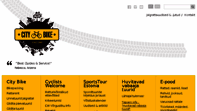 What Citybike.ee website looked like in 2018 (5 years ago)