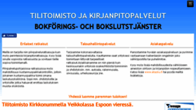 What Cj-palvelut.fi website looked like in 2018 (5 years ago)