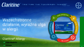 What Claritineactive.pl website looked like in 2018 (5 years ago)