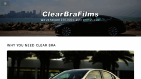 What Clearbrafilms.com website looked like in 2018 (5 years ago)