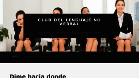What Clublenguajenoverbal.com website looked like in 2018 (5 years ago)