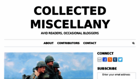 What Collectedmiscellany.com website looked like in 2018 (5 years ago)