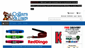 What Collarsandtags.co.uk website looked like in 2018 (5 years ago)