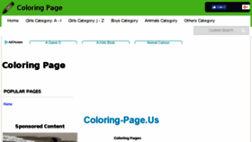 What Coloring-page.us website looked like in 2018 (5 years ago)