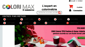 What Colorimax.com website looked like in 2018 (5 years ago)