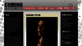 What Cominoproductions.com website looked like in 2018 (5 years ago)